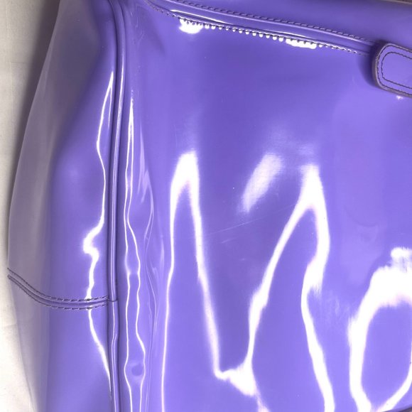 Ted Baker Lilac Patent Leather Handbag – Vintage 2000s – Excellent Condition - Picture 6 of 12